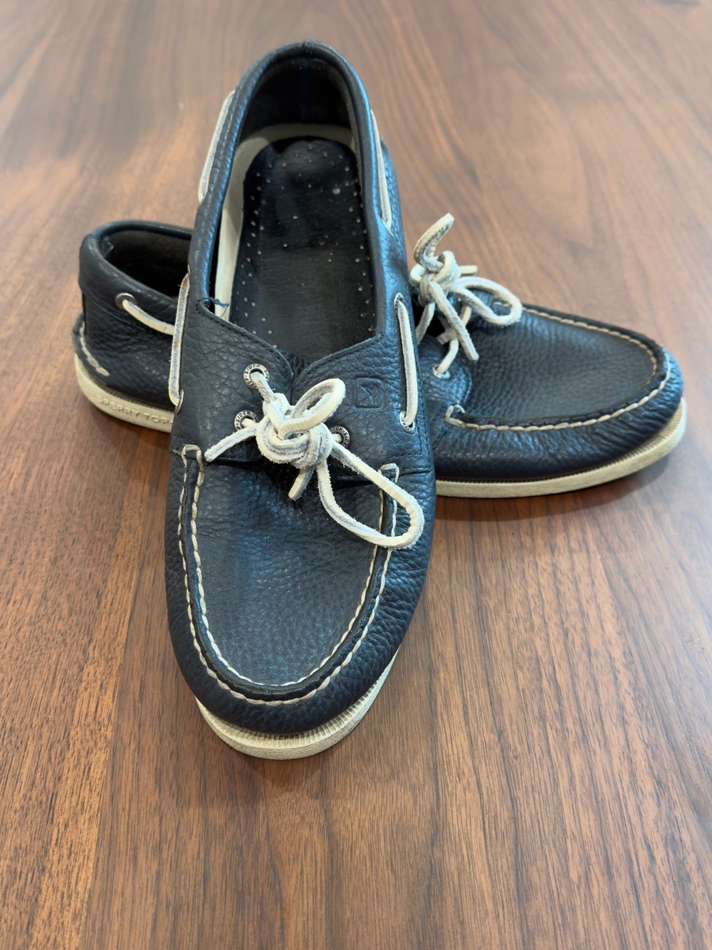 Men's Sperry Top-Slider Leather Boat Shoes